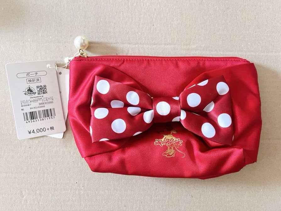 ミニーマウス - メゾンドフルール　ディズニー　Disney Minnie Mouseリボンポーチ Minnie Mouse/リボンポーチ/Maison de FLEUR（メゾン ド